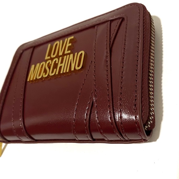 MOSCHINO Love Moschino Gold Logo Zip-Around Wallet 
Authentic NWT - Picture 3 of 15
